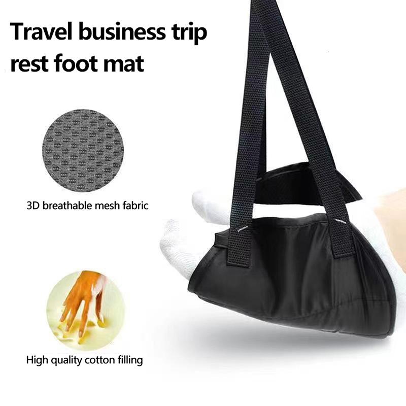 1Pc Adjustable Height Foot Rest Airplane Footrest High Quality Foam Portable Travel Footrest Carry-On Foot Rest