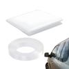 120x80cm PVC Temporary Broken Window Cover Pre-Cut Repair Film Clear Waterproof Temporary Broken Car Window Cover With Tape