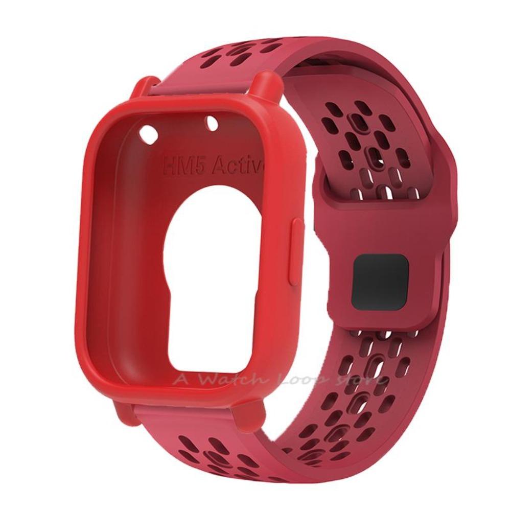 Band+Case For Redmi Watch 5 Active Silicone Strap Cover Sport Wristband Correa For Redmi Watch 5Lite Band Shell Suit Accessories