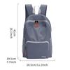 Ultra Light Polyester Travel Backpack With Foldable Design For Casual City Commutes