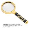 7X Magnifying Glass 70mm Vintage Handheld Magnifier for Reading Household Use