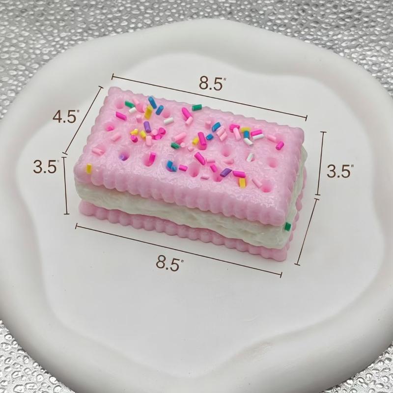 NEW Stress Relief Cookie Dessert Sticky Taba  Fidget Toys Adults Ultra-Soft Squeeze Decompression Toys
