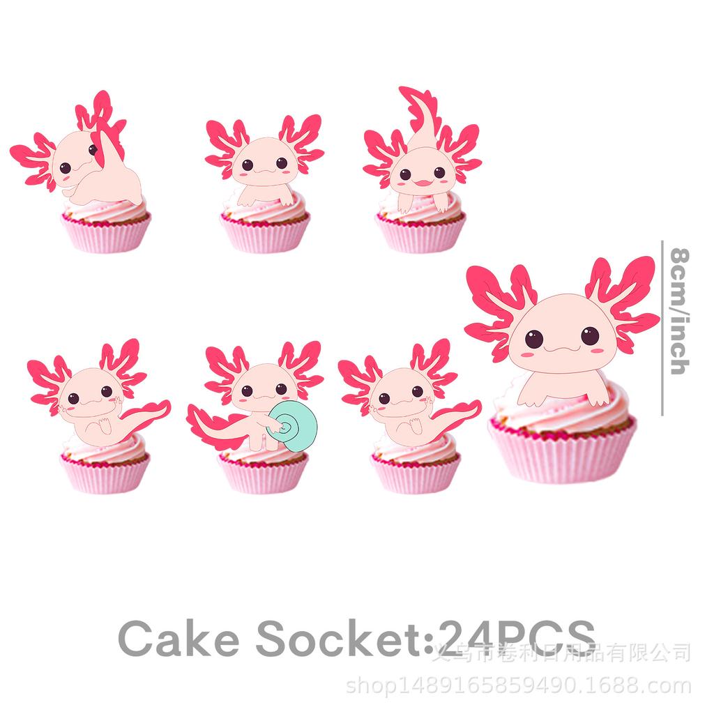 Salamander Themed Party Supplies Salamander Party Decoration Banner Party Tableware Tablecloth Balloon Arrangement Props