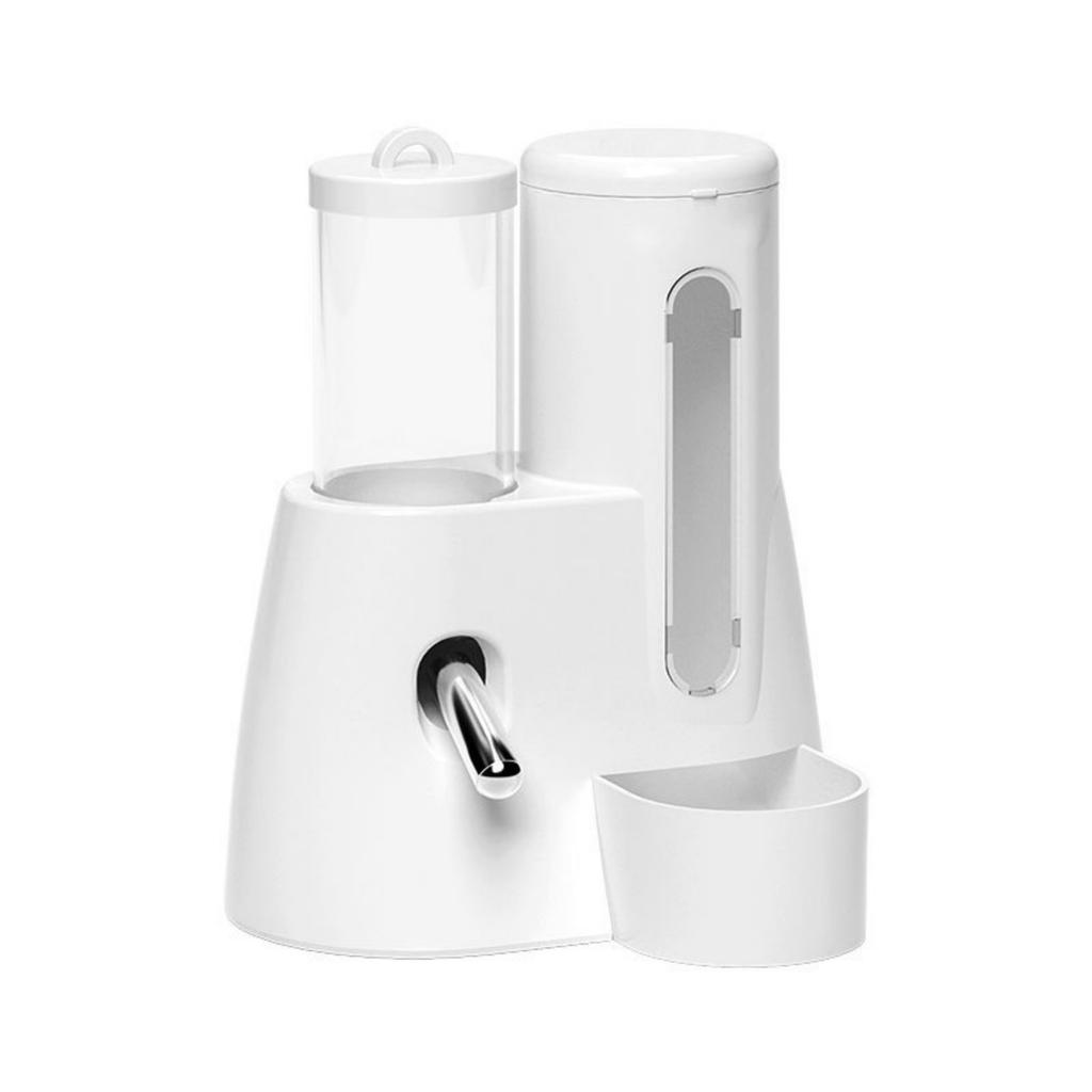Automatic Small Animal Feeder And Water Dispenser Dual Purpose No Spill Design For Hamsters Rabbits Gerbils