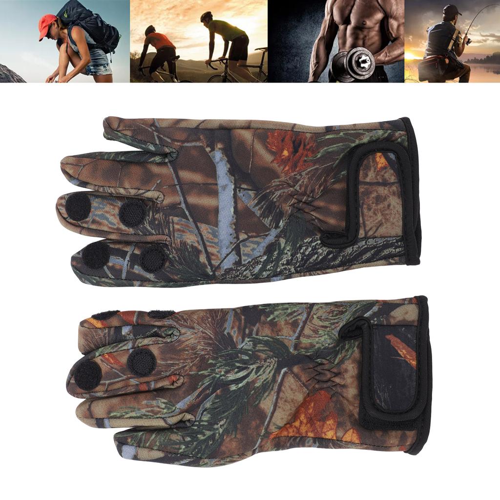 1 Pair Cycling Gloves Full Finger Anti Slip Breathable Winter Bike Riding Gloves for Men Women