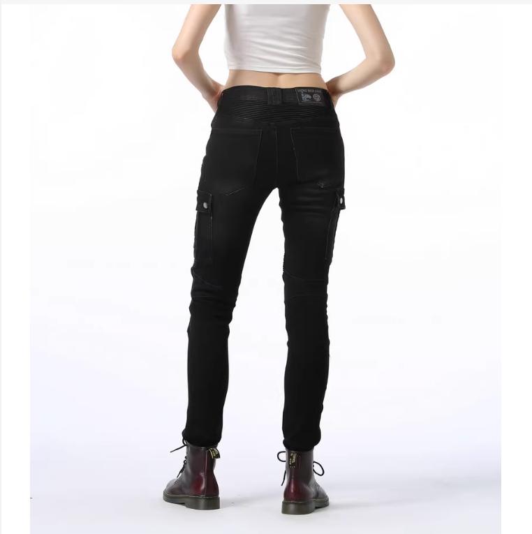LOONG+BIKER+Women's Harley Style Jeans+Motorcycle Cycling Casual Motorcycle Racing Anti Drop Pants