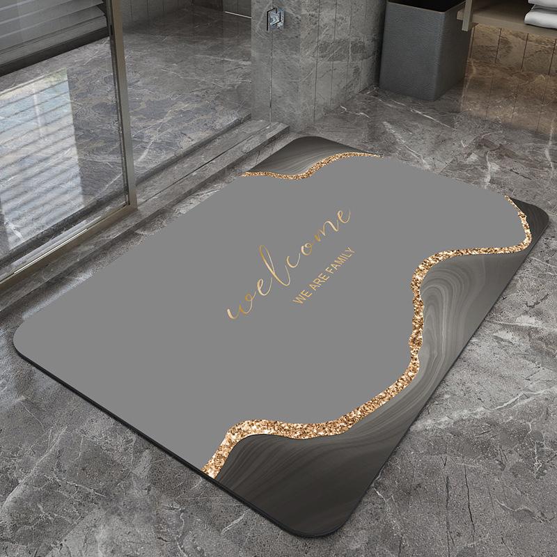 Luxury Diatom Mud Water-Absorbing Non-Slip Quick-Dry Bathroom Mat