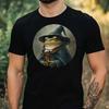 T-Shirt Men Frog Wizard Motif Cotton Size XS To 5XL