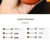 Red Sandalwood Handcrafted Health Ball Massager - Elderly Gift, Large Rosewood Flying Saucer Design
