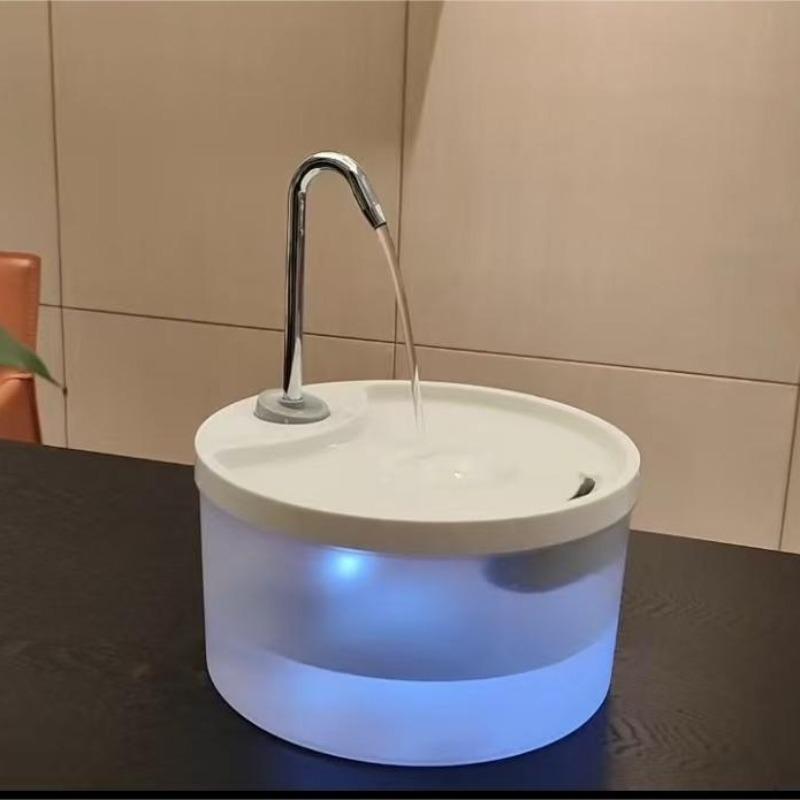 Pet Cat Fountain Dispenser Flowing Water Circulation Filter, Live Water Dispenser Cat and Dog Smart Feeder Supplies