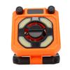 USB Rechargeable Fan Light Magnetic Work Light High Speed Turbo Engine 100 Levels Adjustable Wind Foldable Camping
