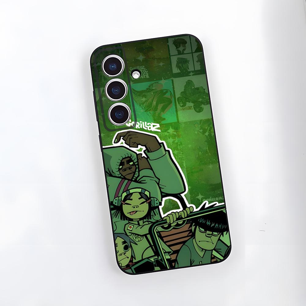

Anime Rock Band Gorillaz Phone Case For Samsung A25 A13 A33 5G A54 A36 A35 A56 A52 A14 Shockproof Soft Cover Samsung A33 5G