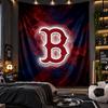 Wall Hanging Tapestry Boston Red Sox Print Cloth for Living Room Bedroom Home Decor