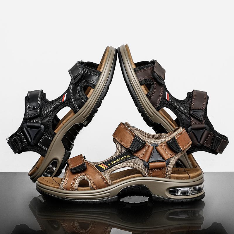 Men's Versatile Summer Outdoor Waterproof Non-slip Open-toe Beach Sandals