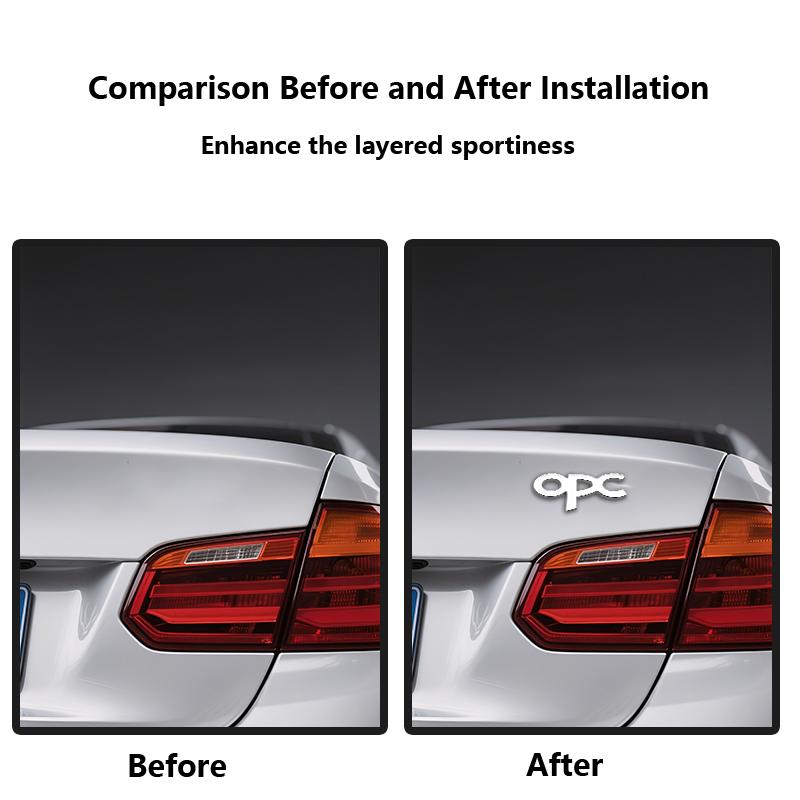 Neues Auto OPC-Serienlogo, Kühlergrill-Emblem und Heckklappen-Logo-Muster Für Opel Insignia Astra Antara Meriva Zafira H G Corsa