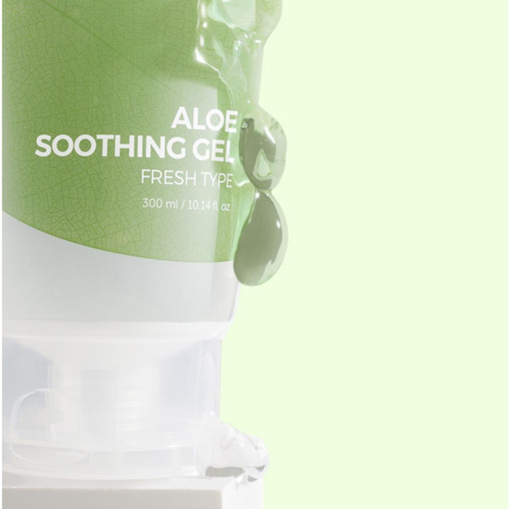 Isntree Aloe Soothing Gel Fresh Type 300ml - Soothing Gel Calm Hydrate, Korean