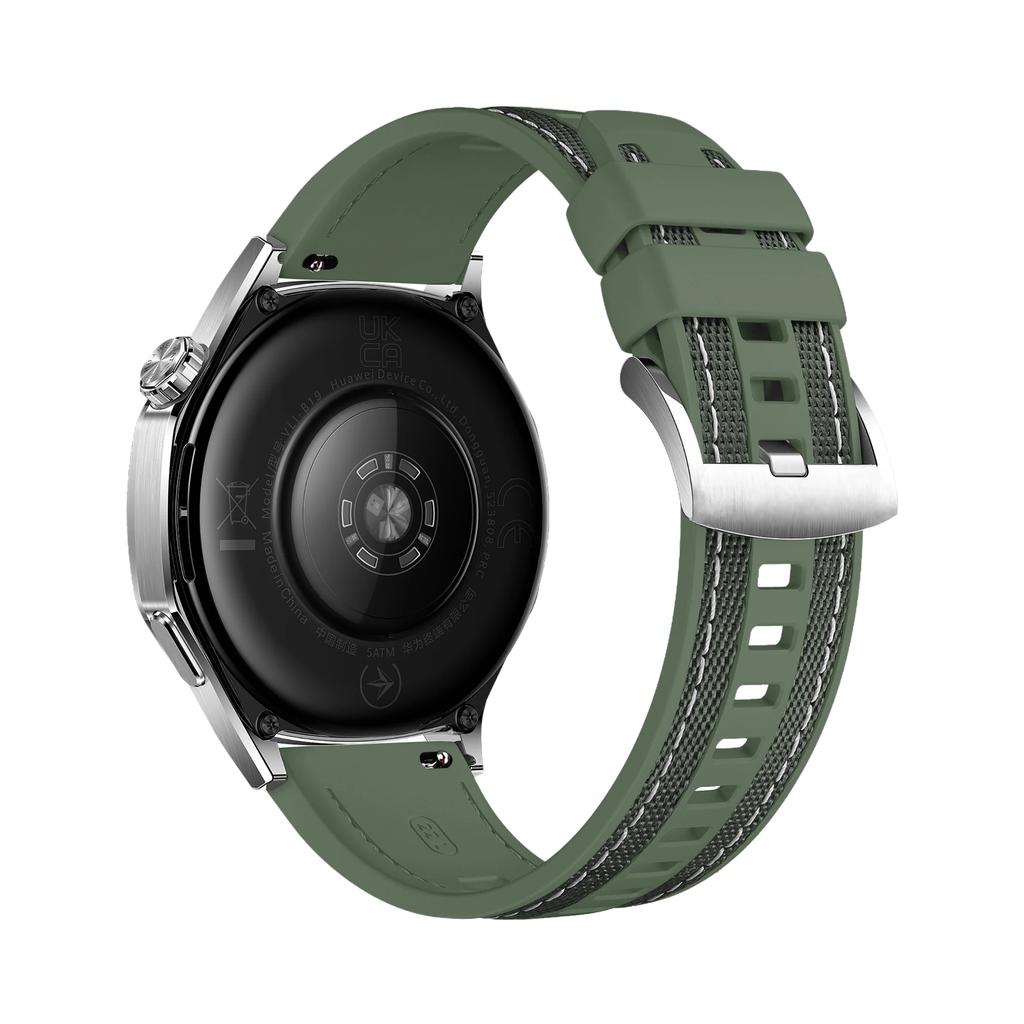 22mm Universal Strap Suitable for Huawei Watch GT6/GT6pro Soft & Durable Silicone Nylon Replacement Wristband for GT5 GT4 46mm