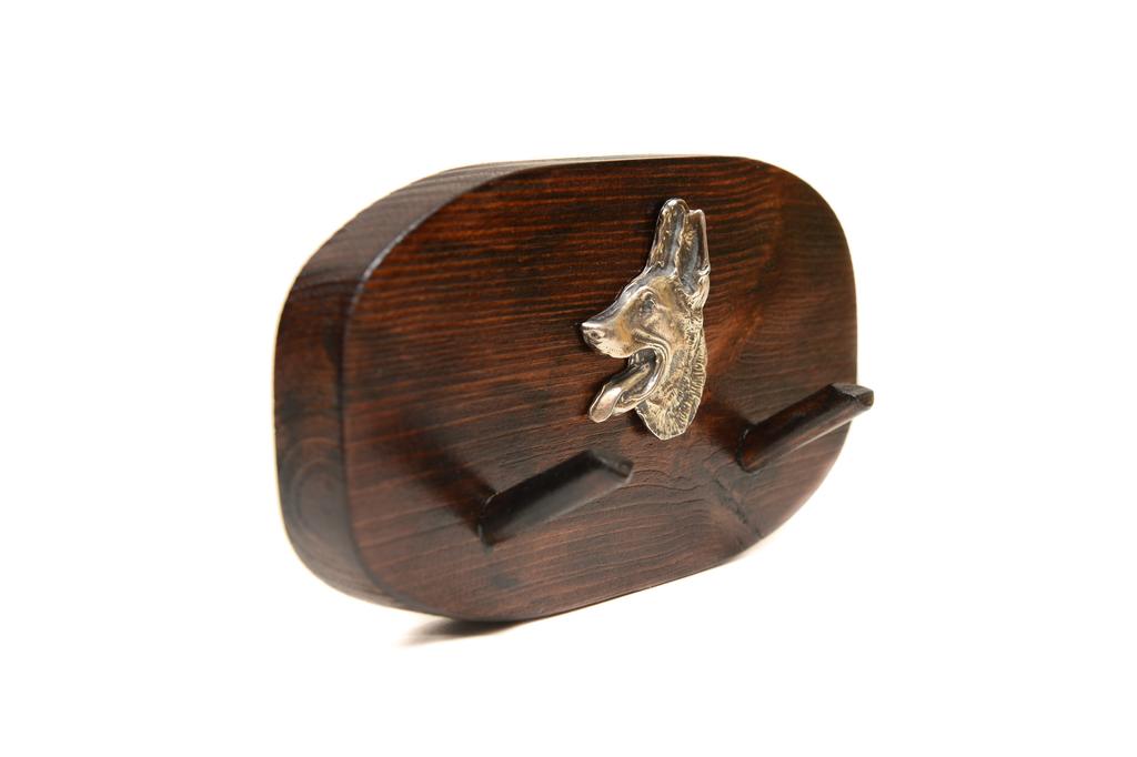 Malinois Belgian Shepherd Dog - accessory rack, dog medal rack, key hooks by Art-Dog