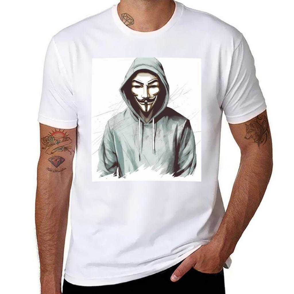 Stay Anonymous TShirt Basic Short Sleeve Cotton Blend TShirt