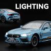 1:24 M8 Supercar Alloy Car Model Sound and Light Pull Back Die Cast Children's Toy Collectibles Birthday Gift