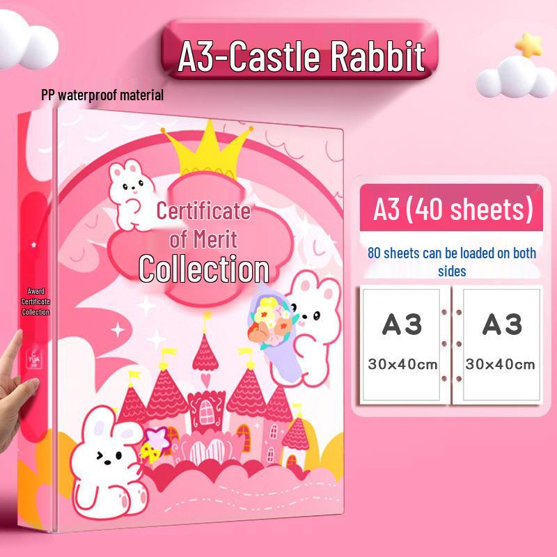 Children's A3 Art Award Display Book: Drawing and Craft Album for Kids