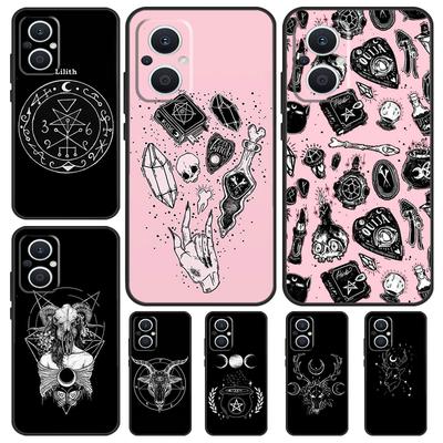 Čarodějnictví Okultní Pentagram Pouzdro Pro OPPO Find X6 Pro X3 X2 Neo X5 Lite OPPO Reno 6 Lite 4 5 7 8 10 8T 5Z 2Z 4Z Coque