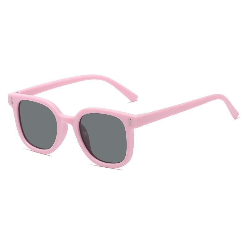 Kids Retro Square Sunglasses UV400 Protection Eyewear Boys Girls Cute Colorful Sun Glasses Beach Outdoor Travel Birthday Gift