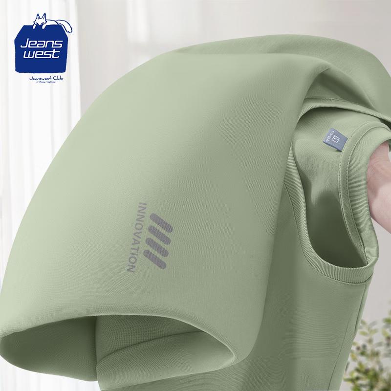 JEANSWEST CLUB Men s Long Sleeve Round Neck Cotton T-Shirt 2XL