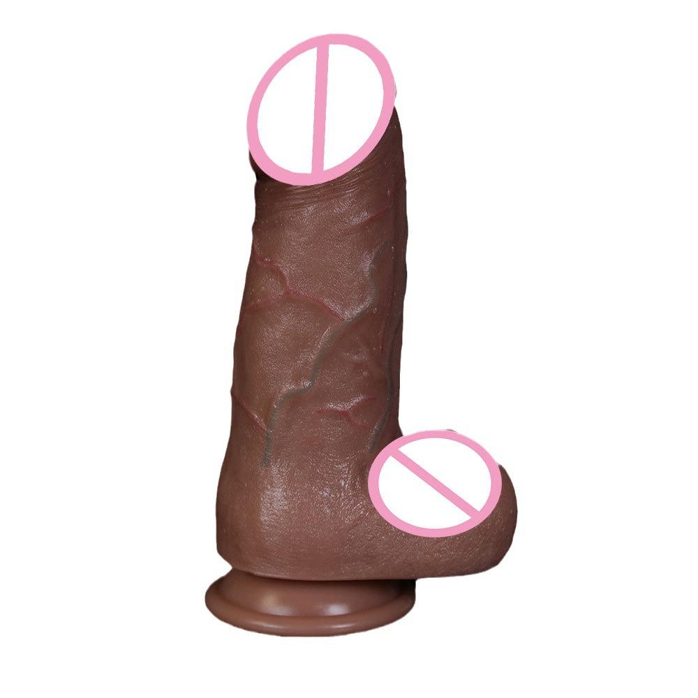 Realistischer Silikon-Dildo für Frauen - Geädert, Große Größe Erotisches Spielzeug für weibliche Lust