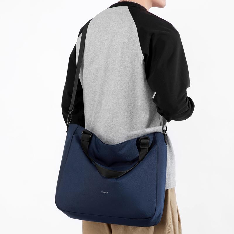 Herren Schultertasche Große Kapazität Pendler Business Umhängetasche Leicht Abriebfest Oxford Tasche