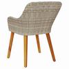 Garden Chair 2 Pcs Light Grey 62.5 X 55 X 82 Cm Poly Rattan