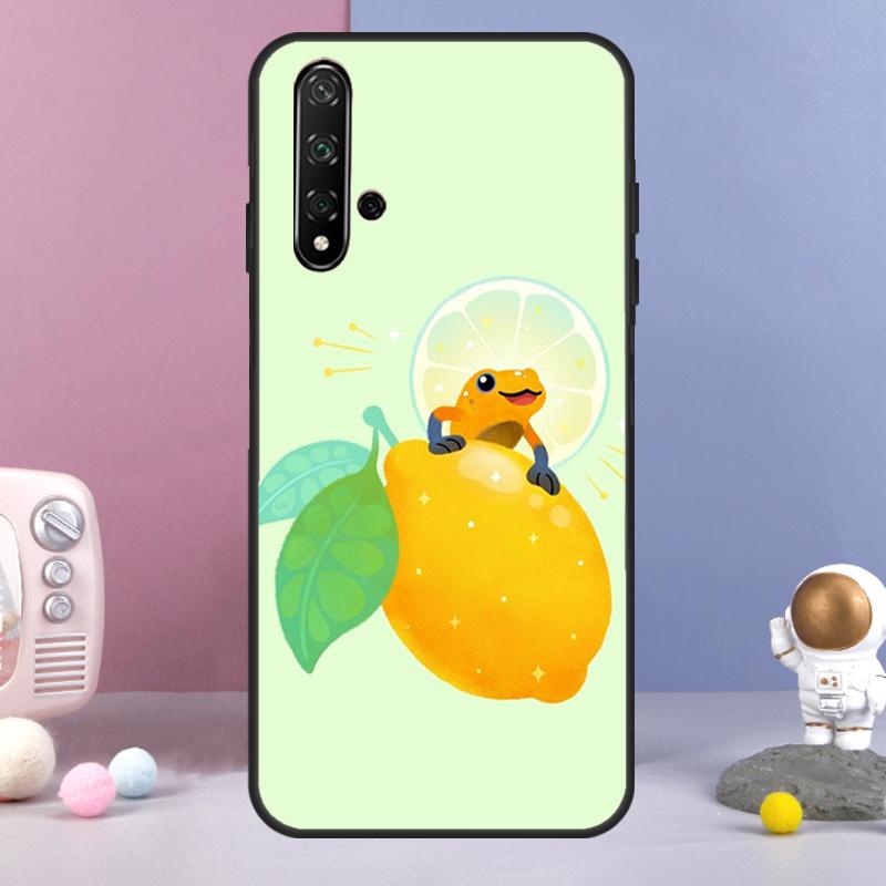 Cute Frog Cartoon For Huawei Nova 11 Pro 9 10 SE Y60 Y70 Y90 Y61 Y91 Y73 Y72 12i 11i 8i P20 P40 P30 Lite Case