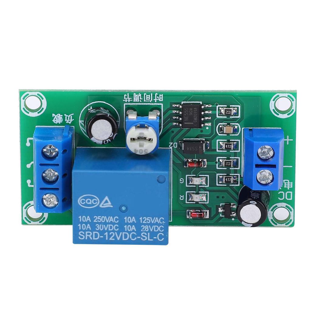 Modul releu de întârziere NE555 Placă de circuite de deconectare cu întârziere DC12V pentru electronice auto