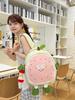 2025 Cute Watermelon Backpack for Girls - Large Capacity Schoolbag: Fresh and Casual Design