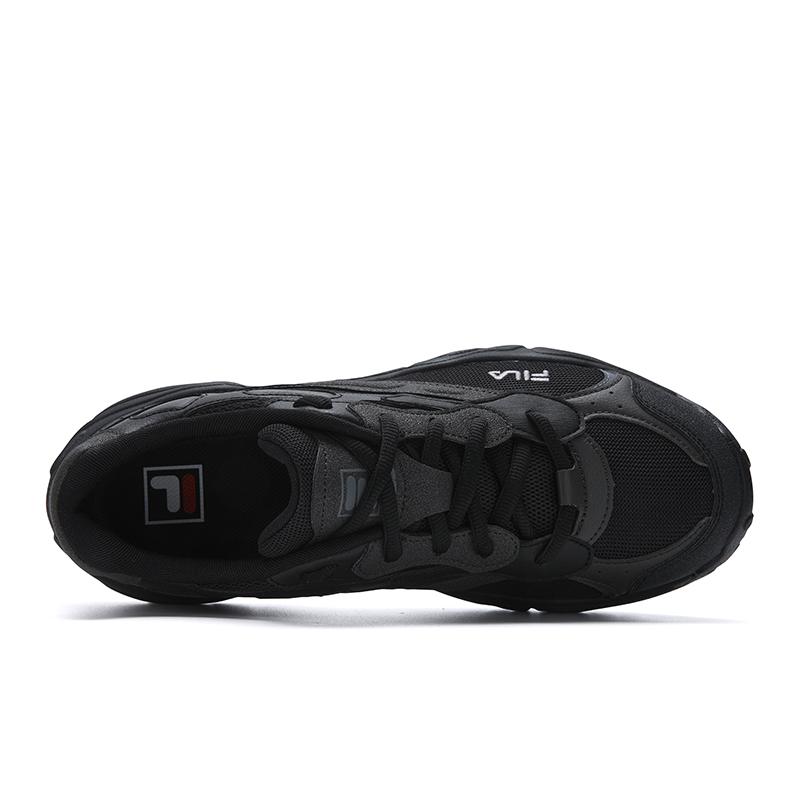 Fila Koral Coral Shoes Versatile Comfortable Breathable Dad Shoes Men Sneaker Black F12M612107FBB