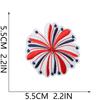Independence Day Theme Embroidery Cloth Sticker Cartoon Fireworks Clothes Holiday Decoration National Day Patch Sticker Ironing