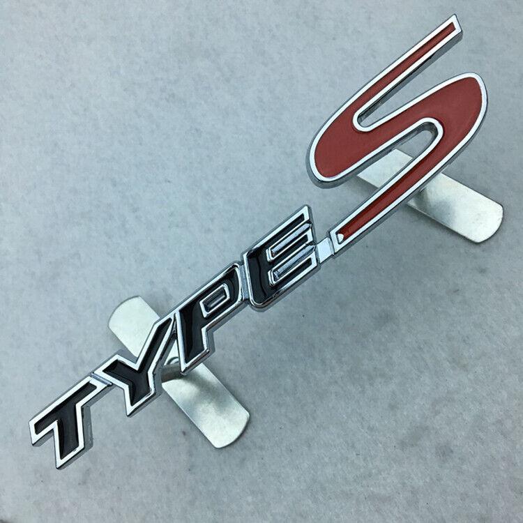 

1 шт. 3D металлическая решетка типа S, эмблема, заводская табличка, логотип, передний значок автомобиля премиум-класса, хром чёрный