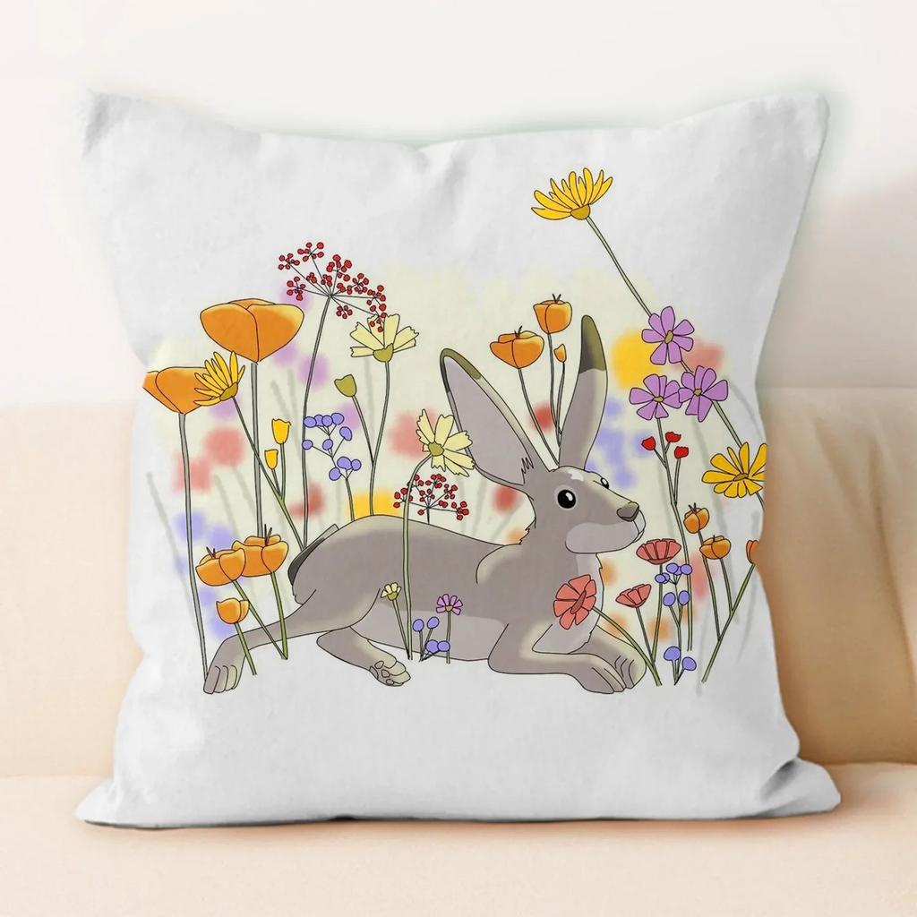 Cute Animal Nap Pillow Simple Home Decorative Cushion Sofa Pillowcase
