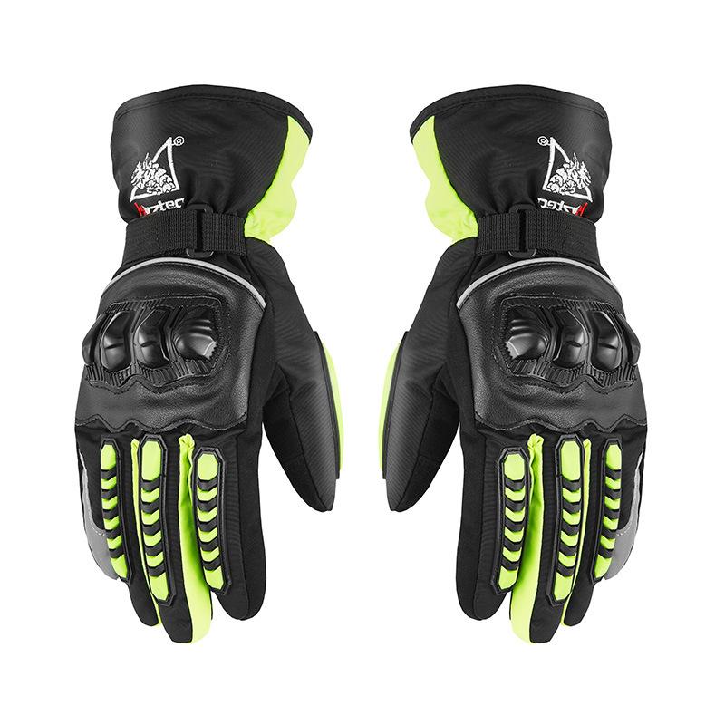 Latest motorcycle riding skiing autumn and winter gloves winter warm windproof waterproof thickened touch screen outdoor gloves