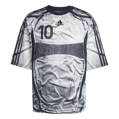 Adidas SS25 ADILENIUM TEAMGEIST PRINTED Soccer Jersey Men s KF8523 XS серебряный