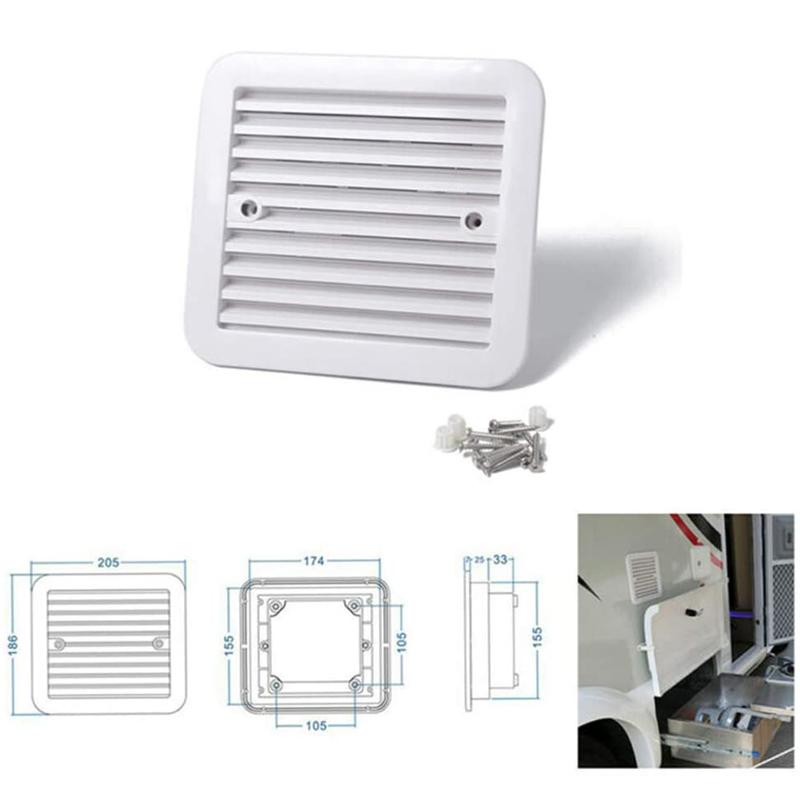 Ieșire de evacuare 12V Ventilator de ventilație unidirecțional rezistent la praf RV Caravan Van Autocaravană Ventilator lateral de aerisire Ventilator de evacuare