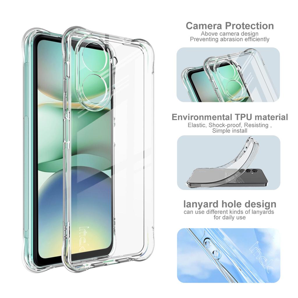 For Redmi A5 4G Phone Case IMAK Shock-resistant Soft Case  (171.7mm)