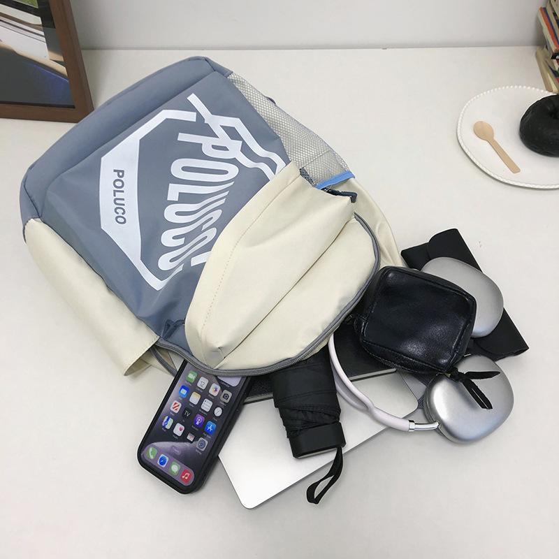 Fashion New Large-capacity Backpack High-value Casual Men's and Women's Travel Backpack Sports Girls' Schoolbag