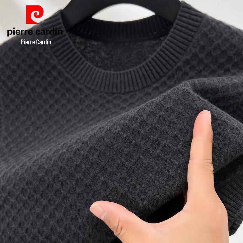 Pierre Cardin Men's 100% Pure Wool Round Neck Sleeveless Vest