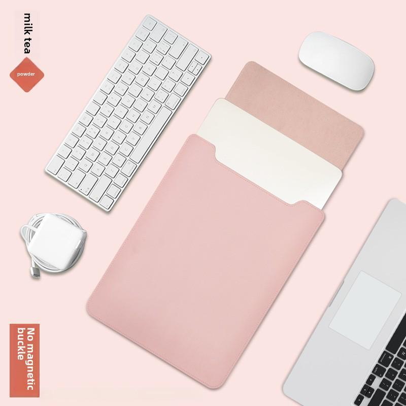 Ultra-Thin PU Leather Sleeve for Non-Magnetic MacBook Laptops
