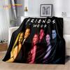 Friends TV Show D Printed Plush Throw Blanket Soft Flannel for Bedroom Living Room Sofa Picnic  Cozy Cover