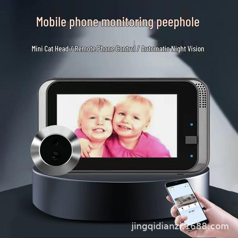 Tuya Wireless Video Doorbell Camera with Voice Intercom and Screen