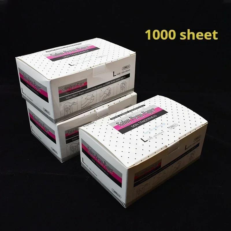 1000sheet /Box Salon Hair Perming Paper Hair Curler Salon Temperature Resistant Blanching Perm Paper Electric Hair Curls Paper