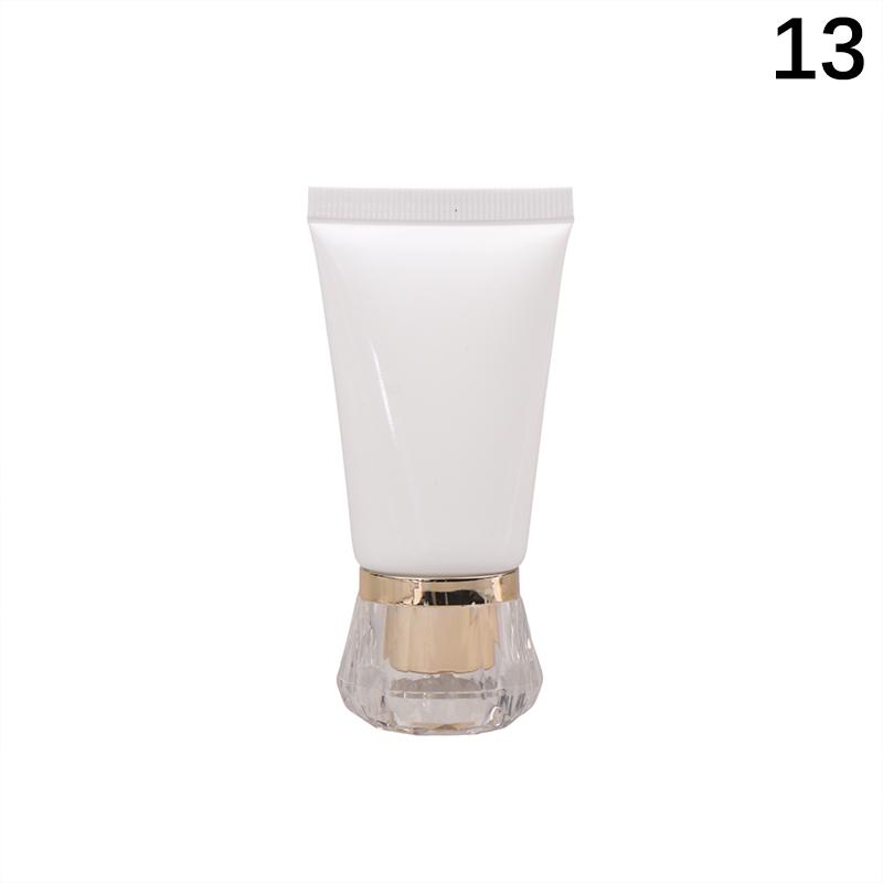 White 30G Cosmetic Soft Tubes Lotion Hand Cream Shampoo Liquid Container Tube Empty Bottle Portable Travel Shampoo Bottle