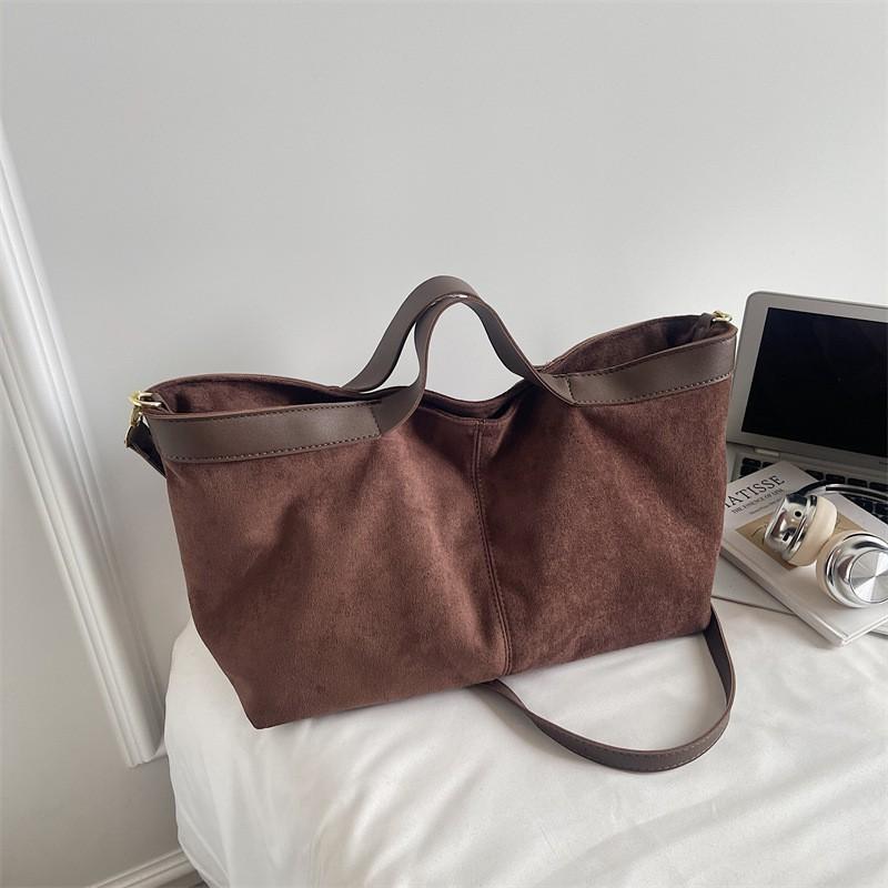 Kleines Design Große Kapazität Tragetasche Damen Wildleder Hochwertige Handtasche All-Match Temperament Pendeln Umhängetasche